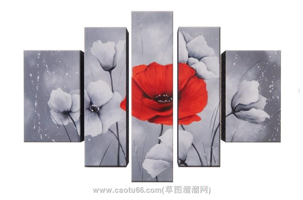 照片墙装饰画SU模型