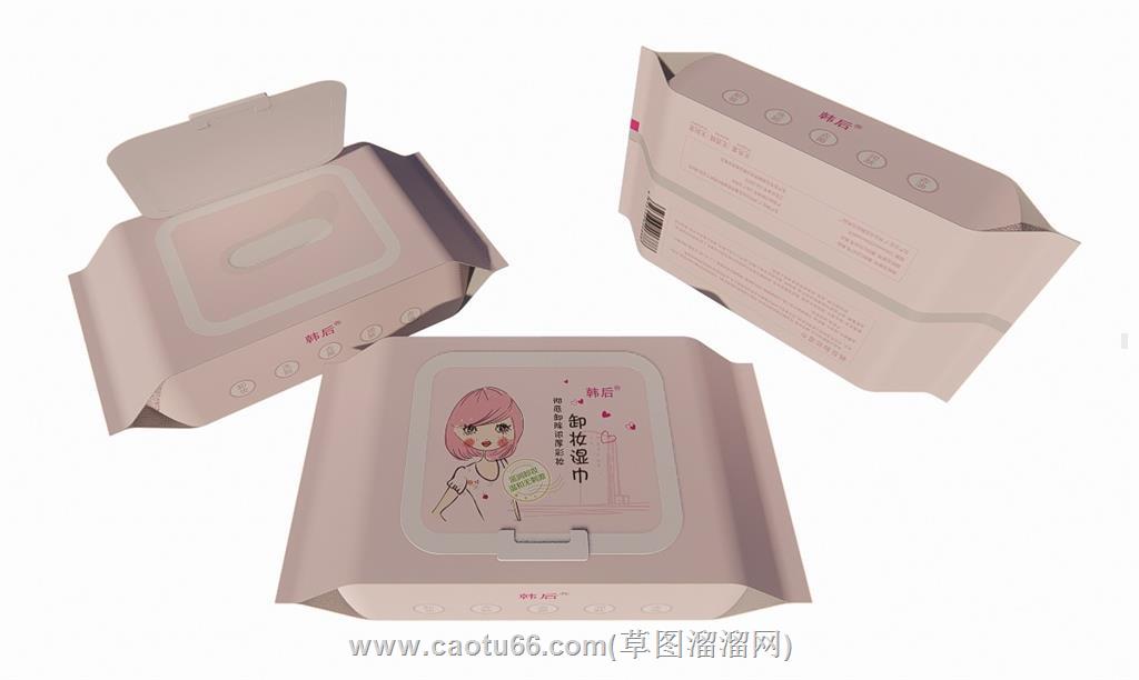 湿巾湿纸巾纸巾SU模型