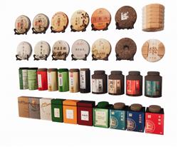 茶叶茶叶罐商品SU模型