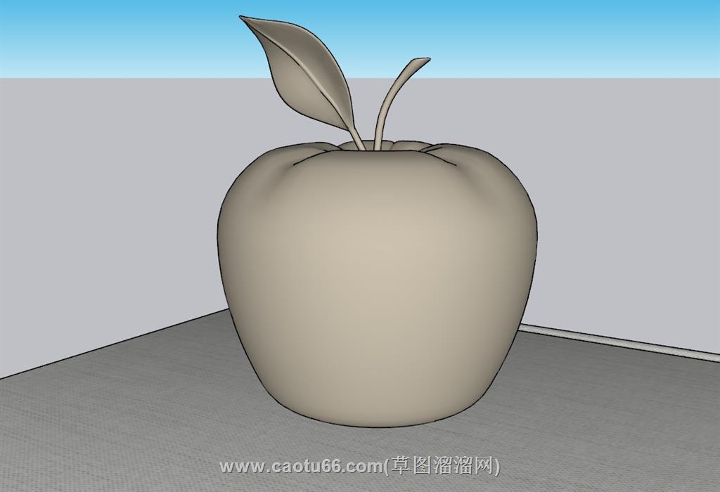 工艺品装饰品苹果SU模型