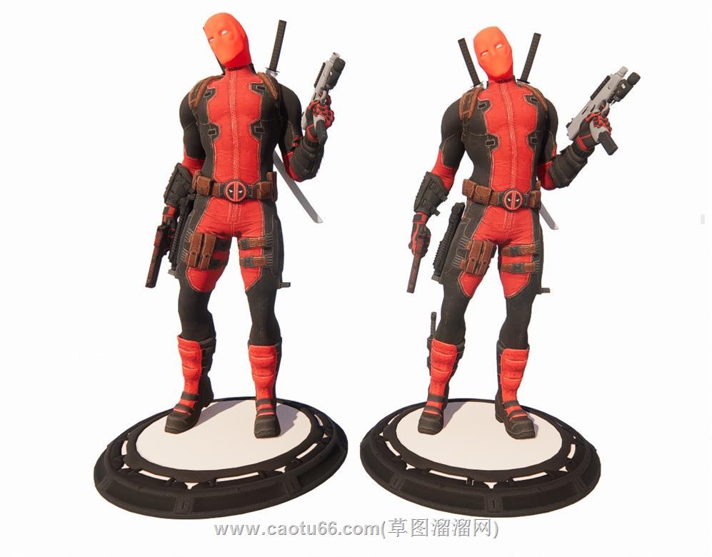 武士手办摆件SU模型