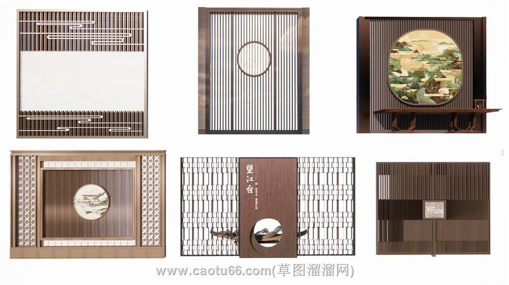 装饰隔断SU模型