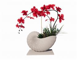 花艺花盆SU模型