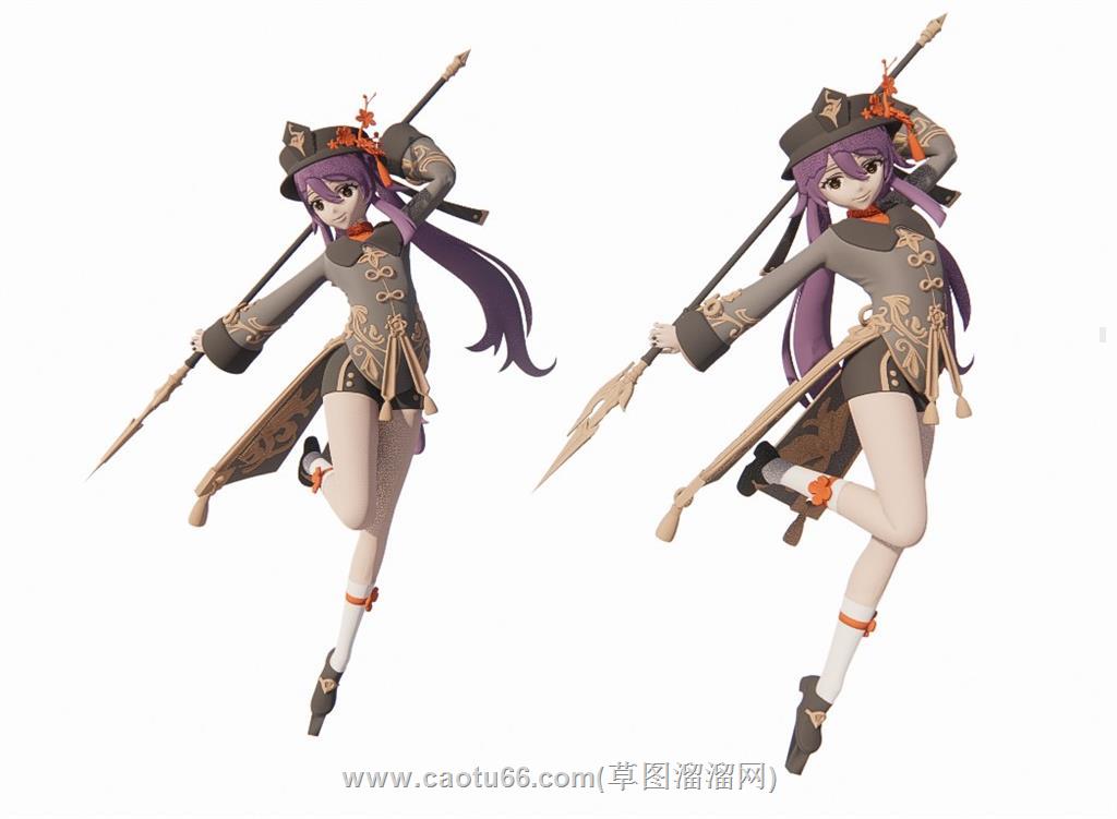 美少女手办SU模型