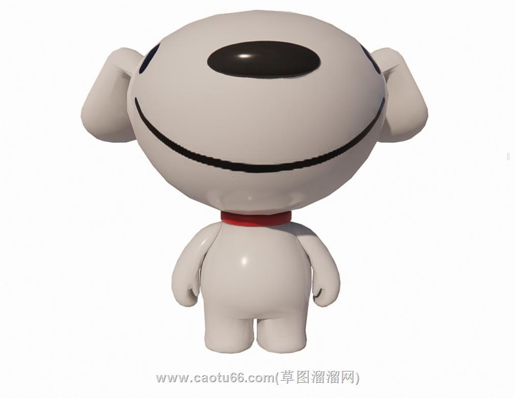 京东吉祥物金属狗SU模型