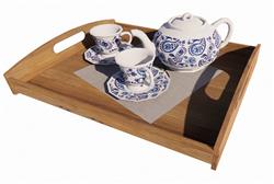 托盘茶壶茶具SU模型