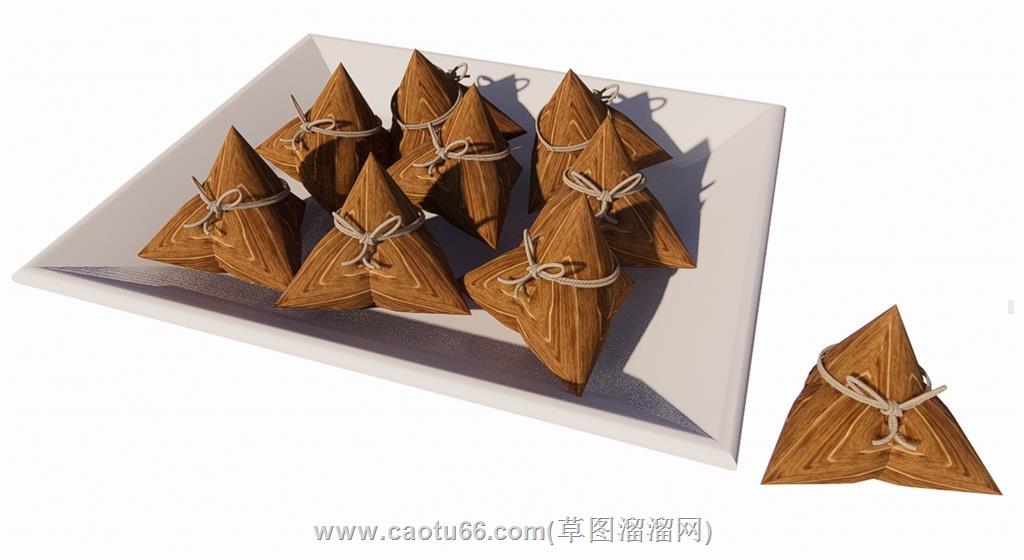 粽子食物SU模型