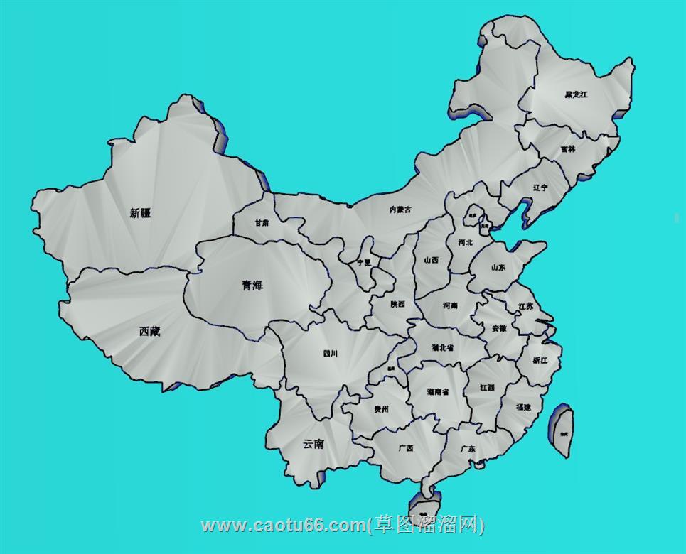 地图SU模型