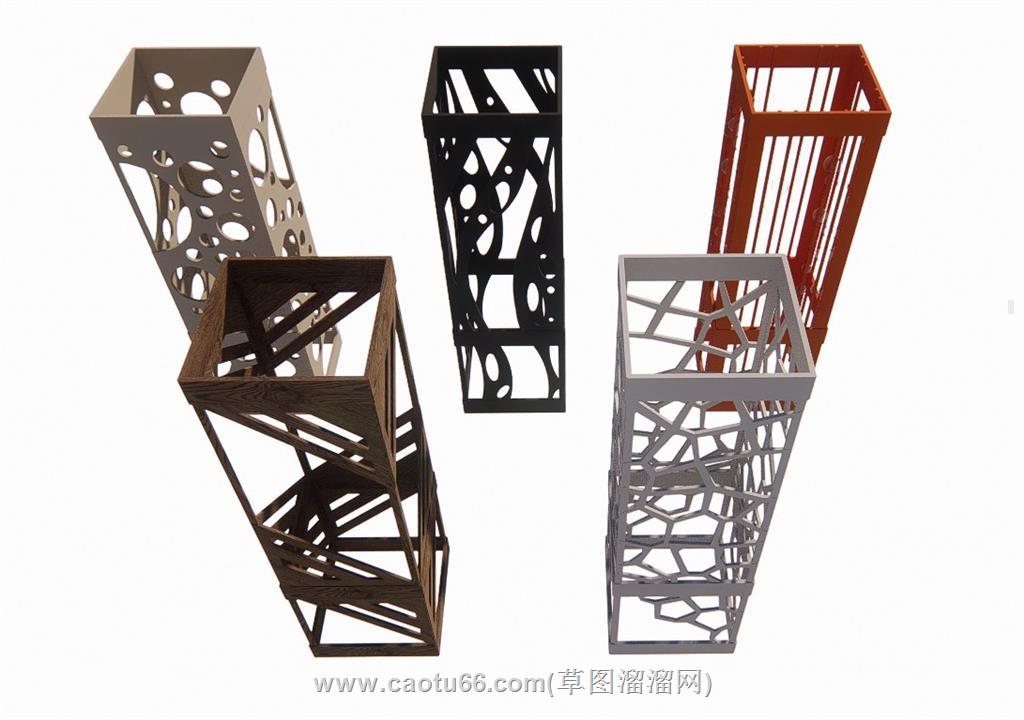 镂空展示台SU模型