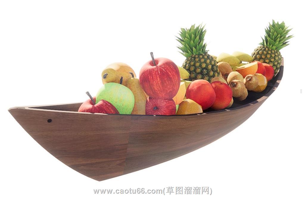 水果篮SU模型