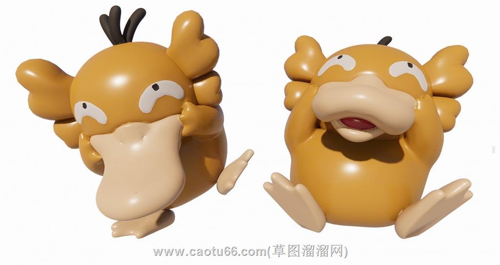 小黄鸭手办摆件SU模型