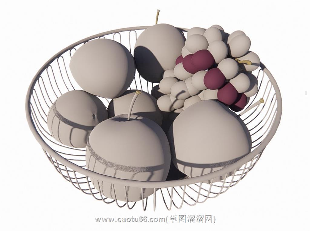 水果篮SU模型