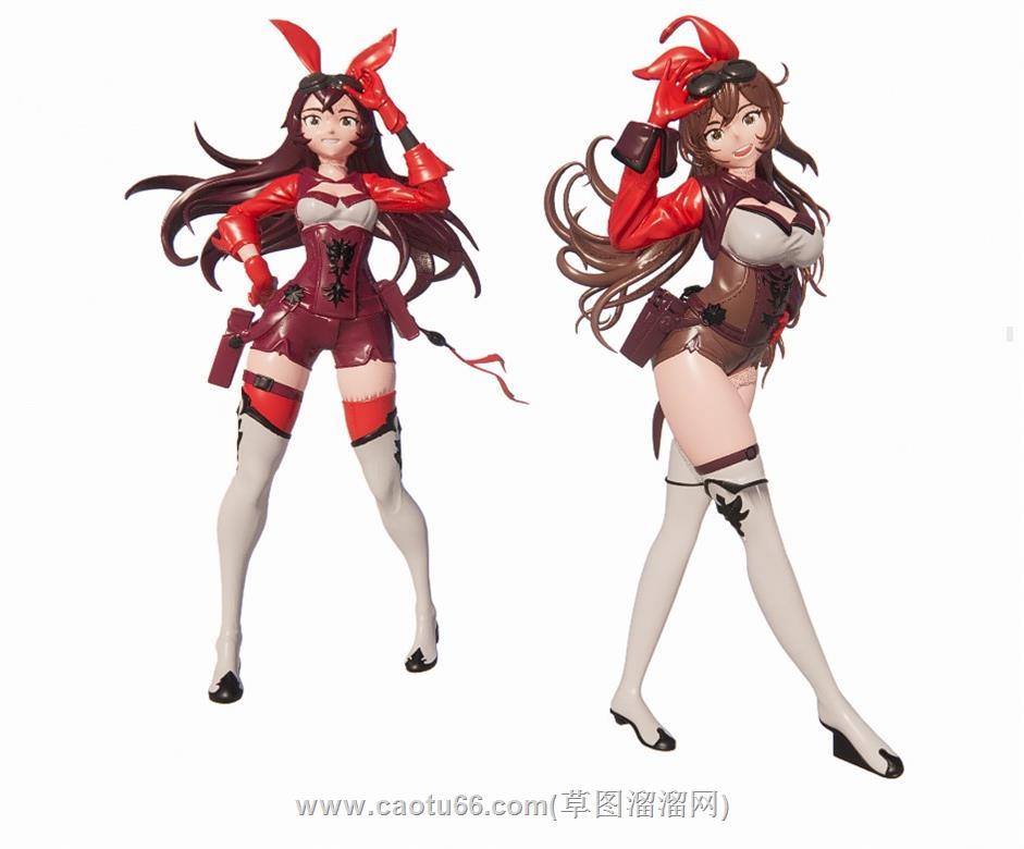美女手办SU模型