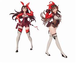 美女手办SU模型