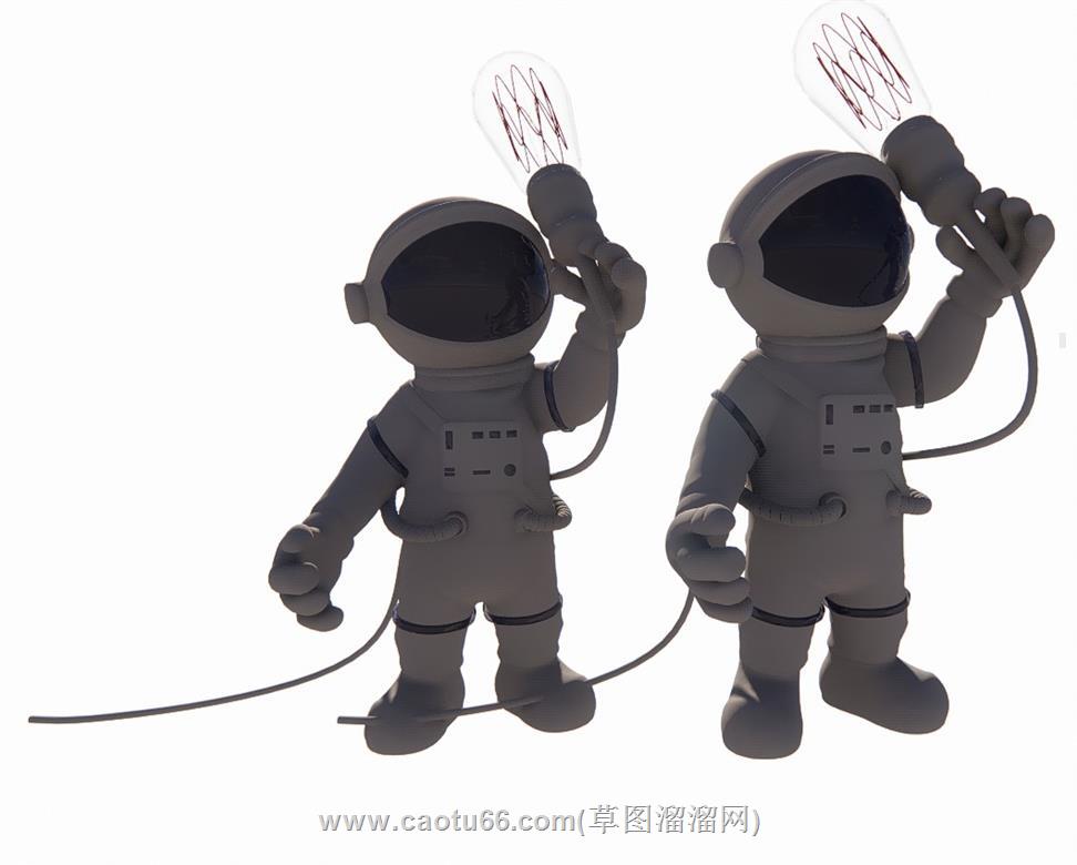 太空人宇航员SU模型