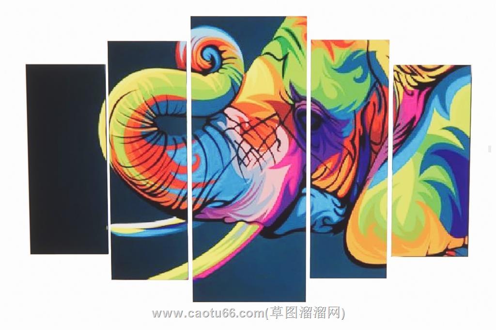 装饰画照片墙SU模型