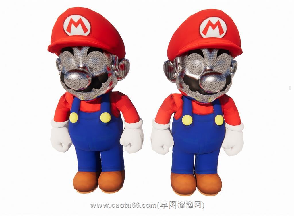 超级马里奥手办SU模型