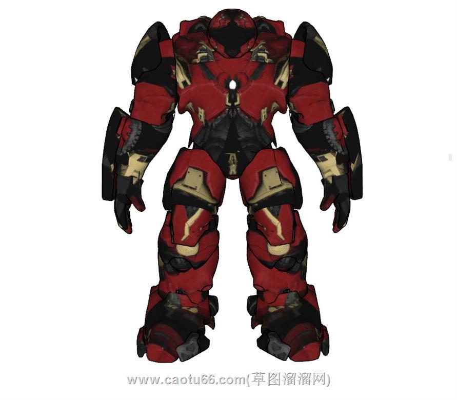 机甲机器人摆件SU模型