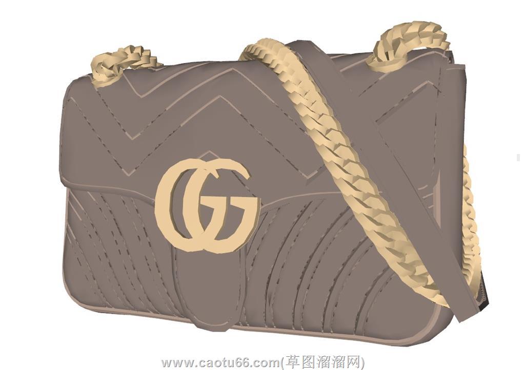 女包手提包SU模型