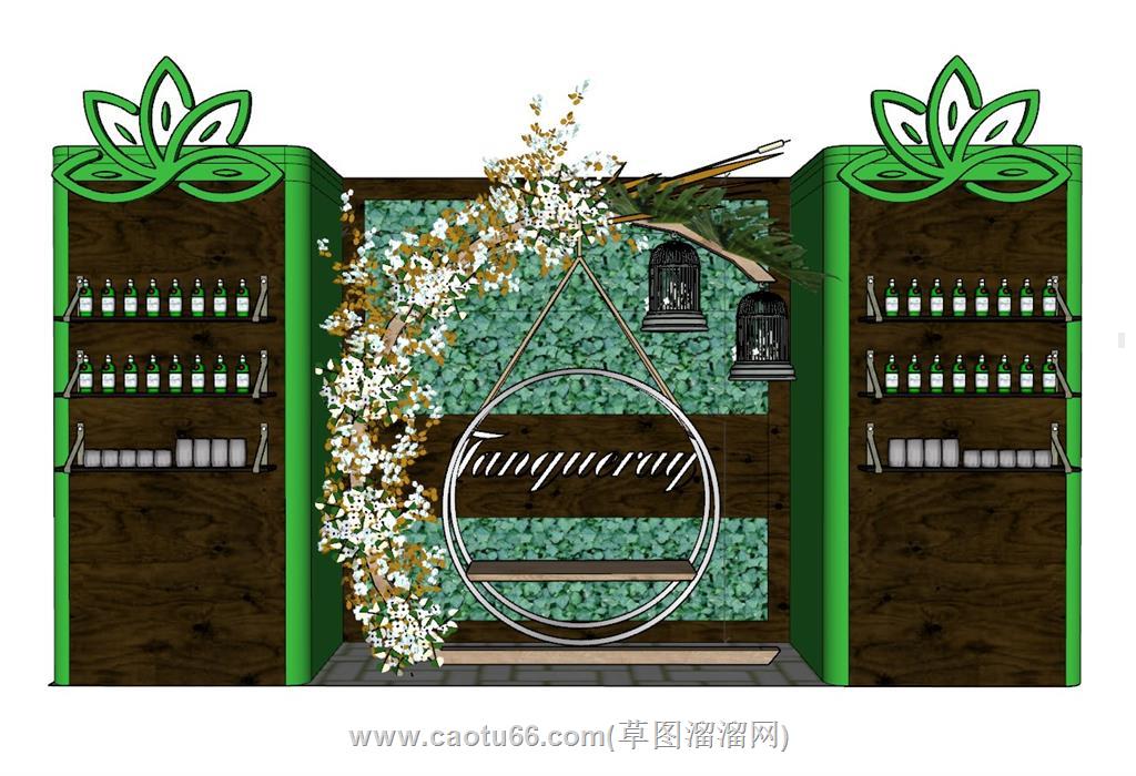 美陈SU模型