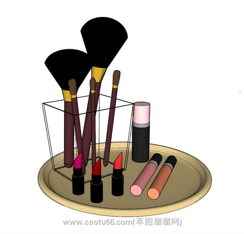化妆品口红SU模型