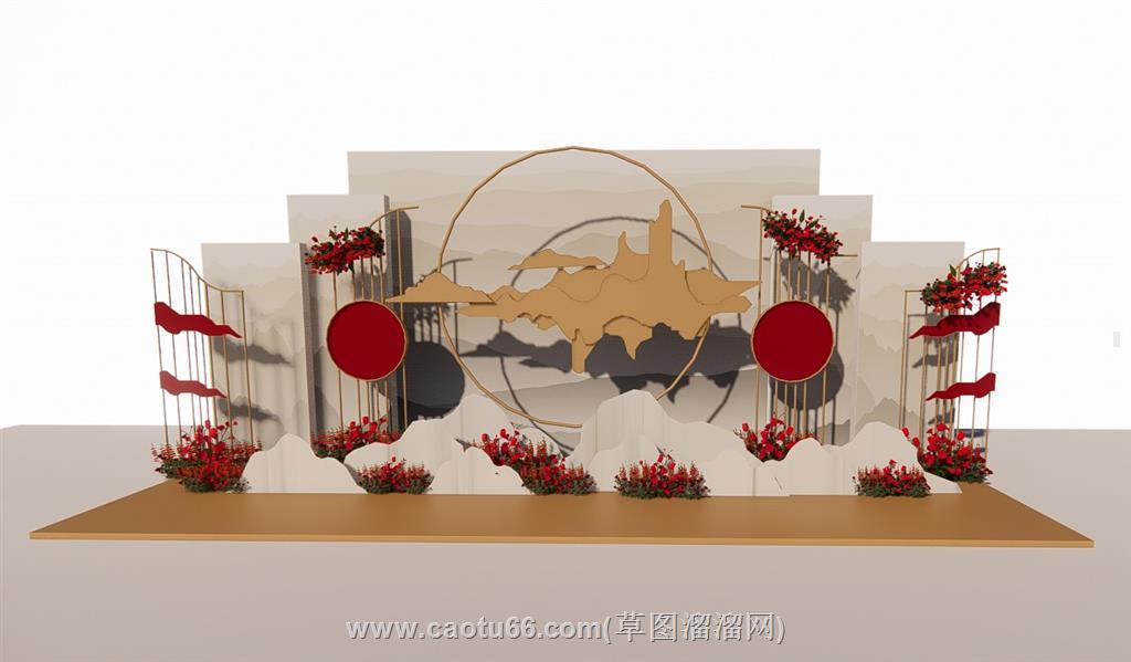 美陈舞台SU模型