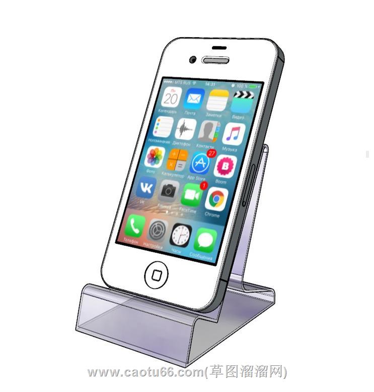 手机展架SU模型