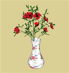 装饰花瓶SU模型