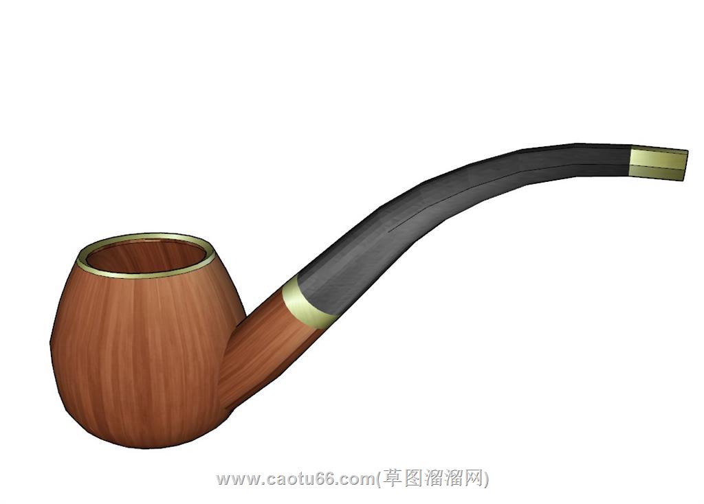 烟斗装饰SU模型
