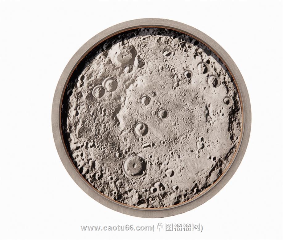 月球月亮表面SU模型