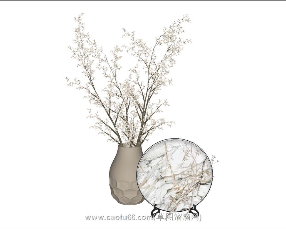 装饰花瓶SU模型
