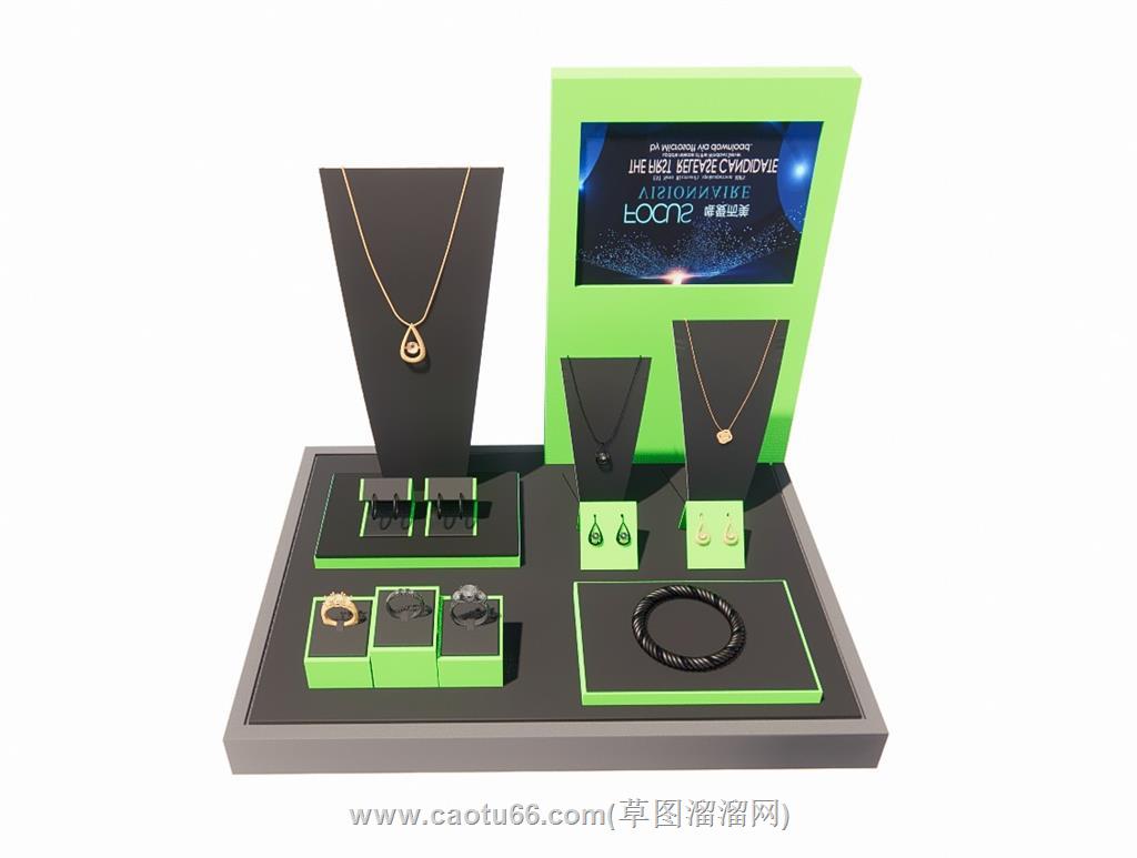 首饰戒指项链SU模型