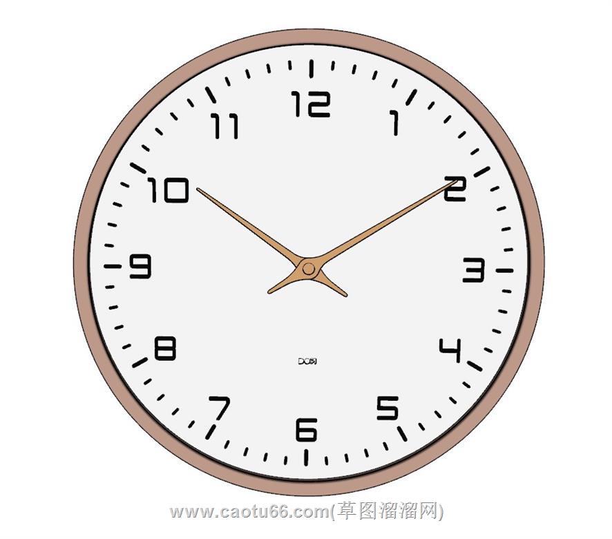 挂钟装饰钟SU模型