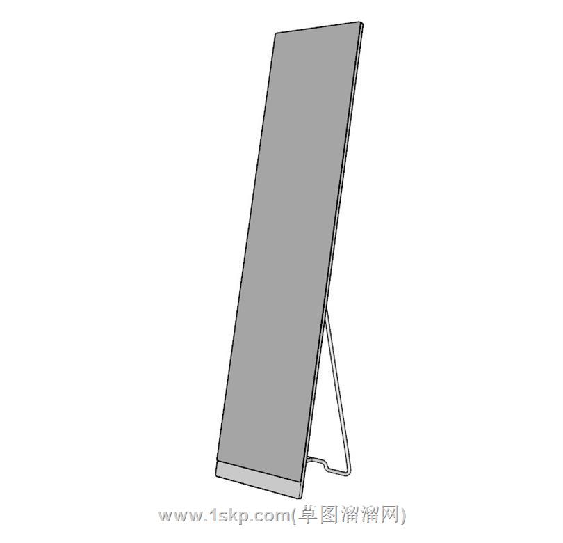 全身镜镜子SU模型