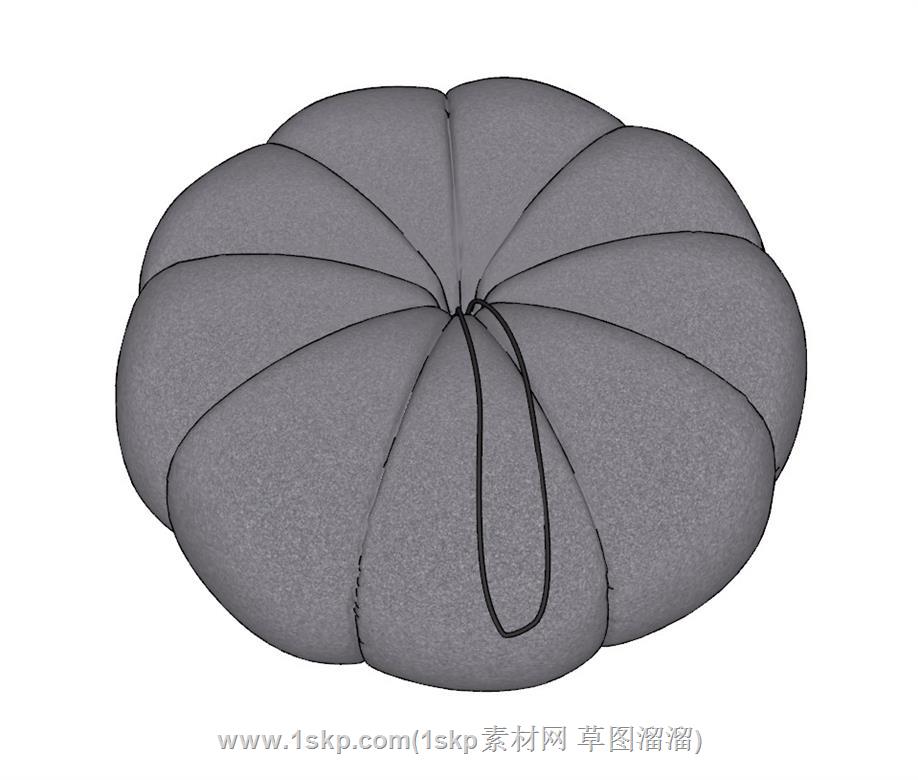 坐垫靠枕SU模型