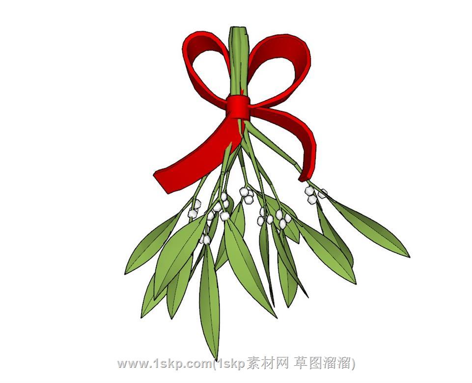 装饰叶子SU模型