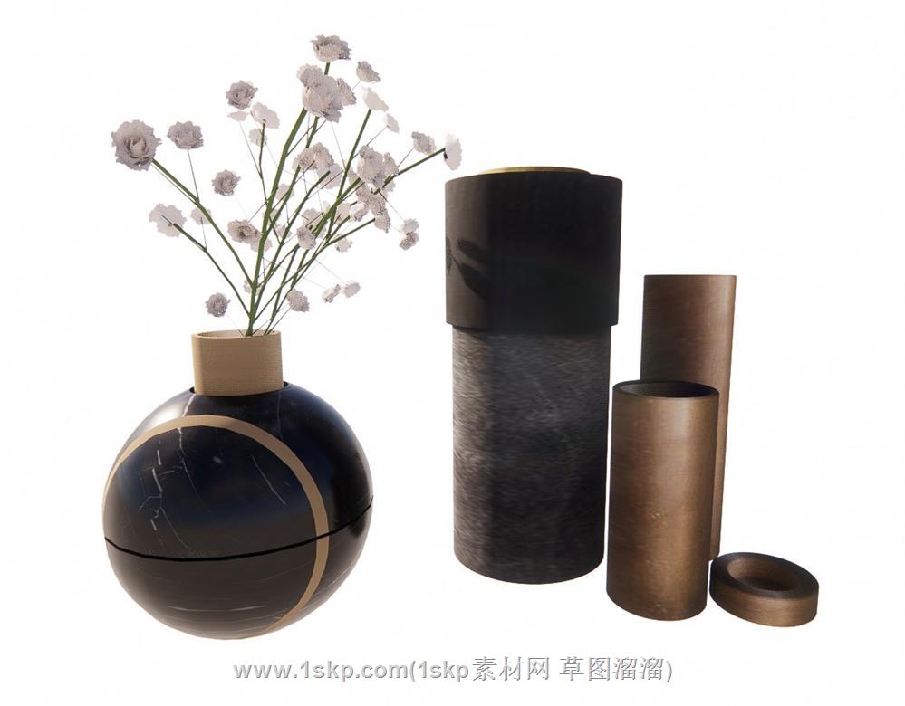 装饰花瓶SU模型