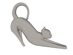 小猫工艺品SU模型