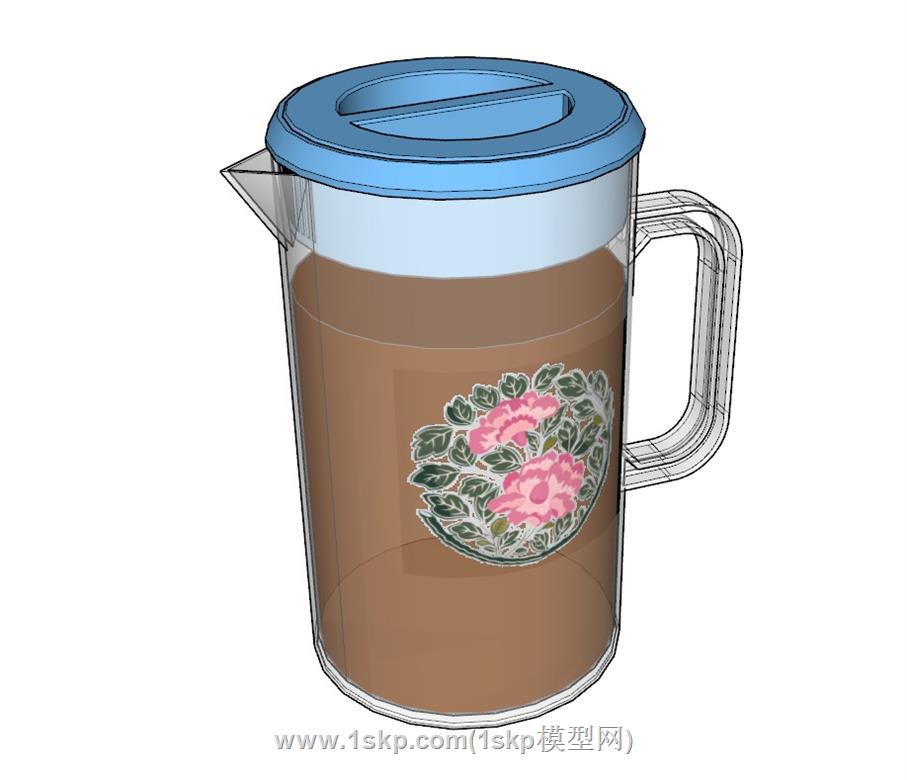 塑料茶壶SU模型