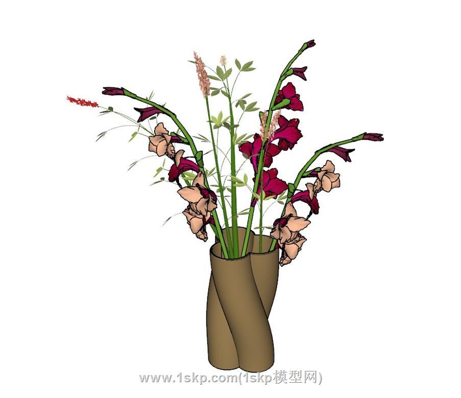 装饰花瓶SU模型