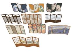 屏风隔断SU模型