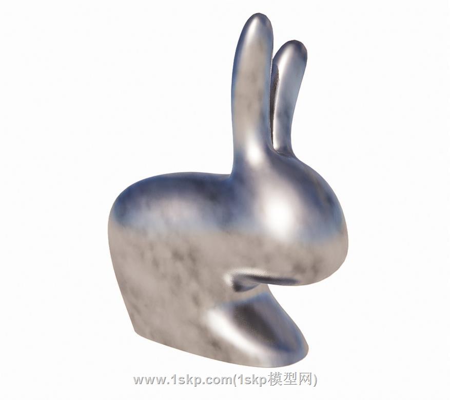 兔子工艺品SU模型