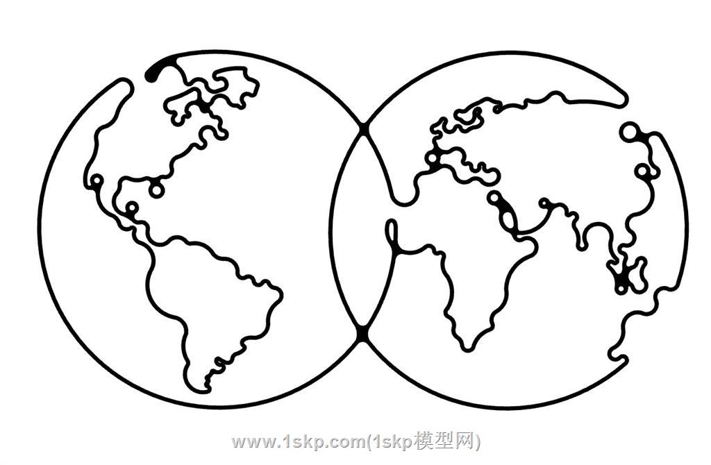 墙饰SU模型