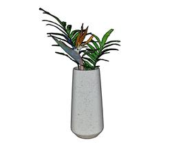 装饰花瓶SU模型