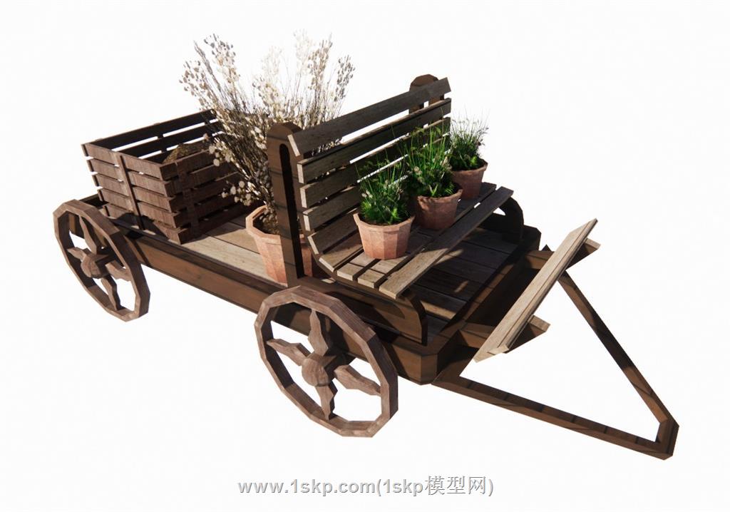 装饰马车SU模型