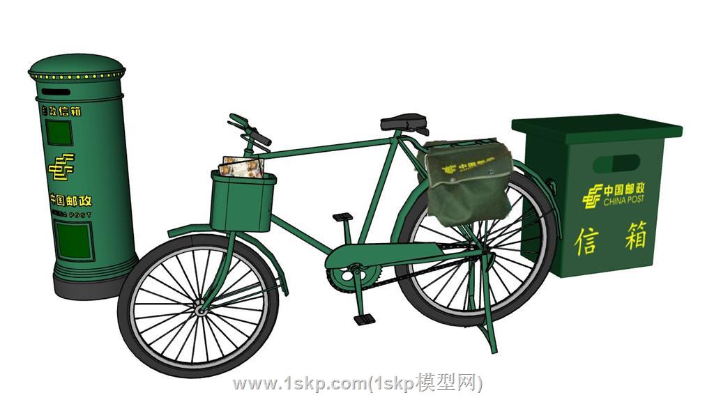 邮政邮递信箱SU模型