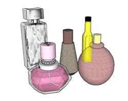香水化妆品SU模型