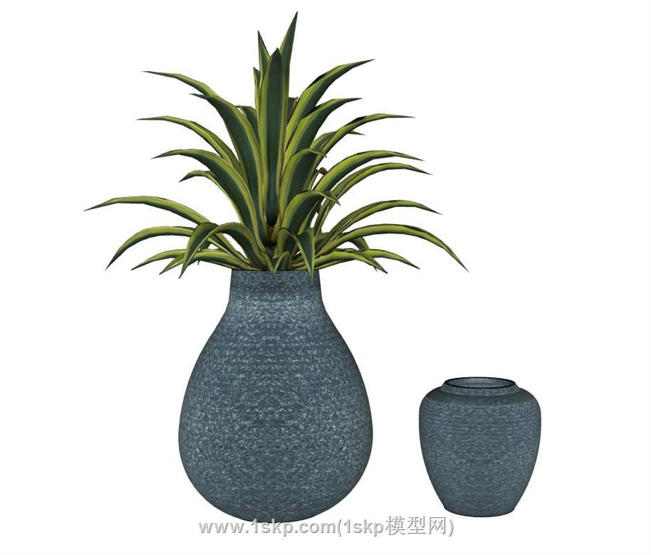 装饰花瓶SU模型