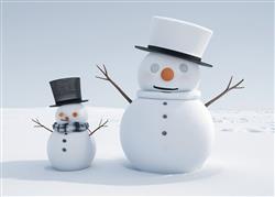圣诞雪人SU模型