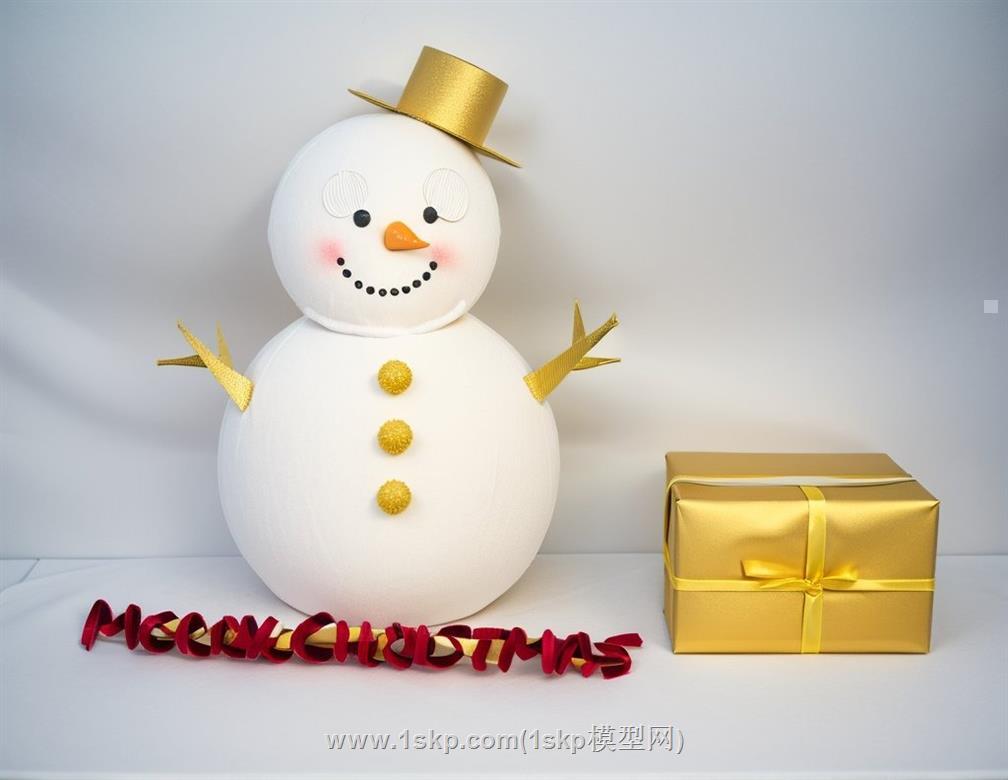 圣诞雪人SU模型